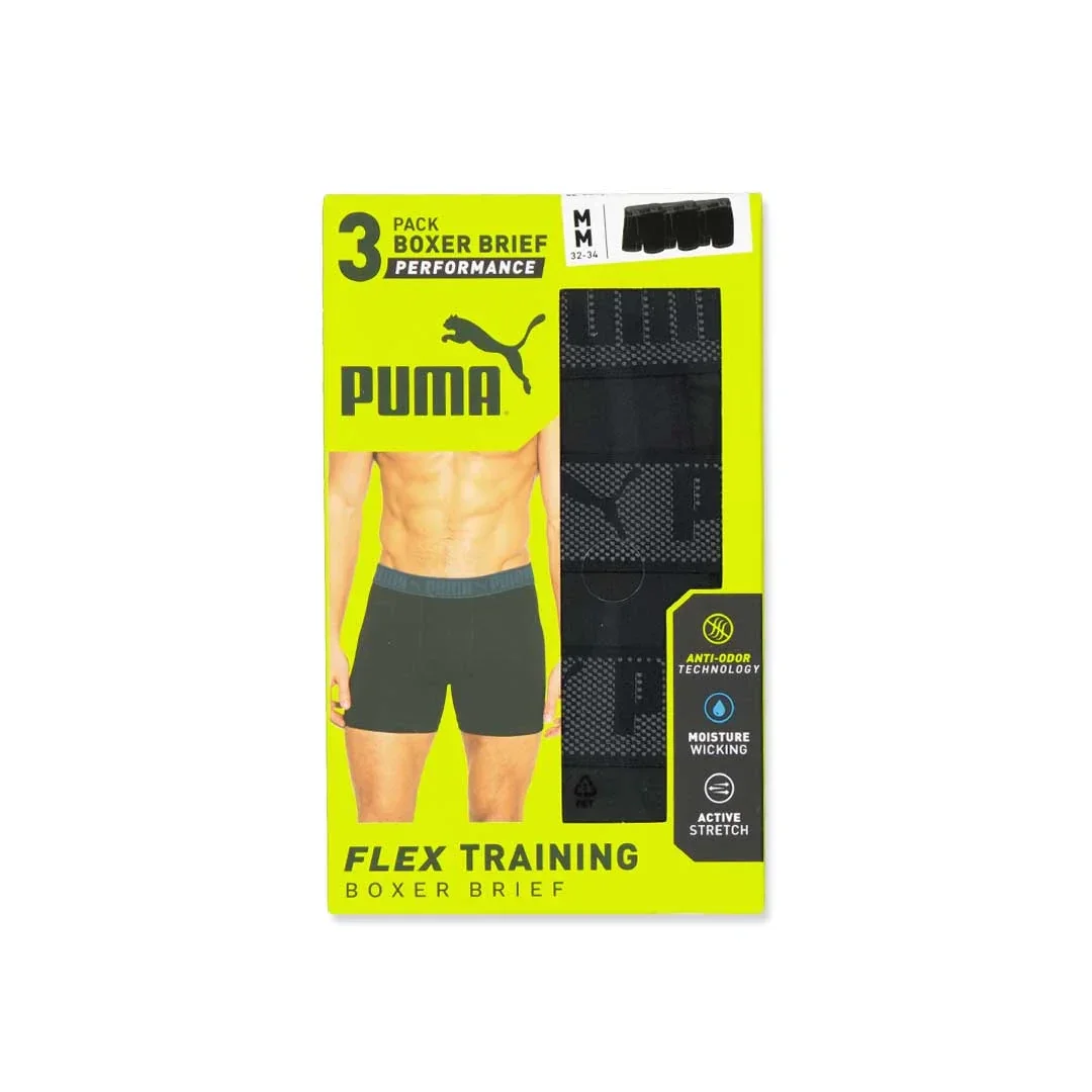 puma 3 pack boxer brief performance flex training