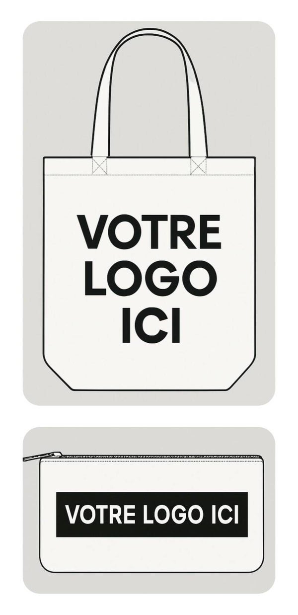 Tote Bag+Pochette  Ecru