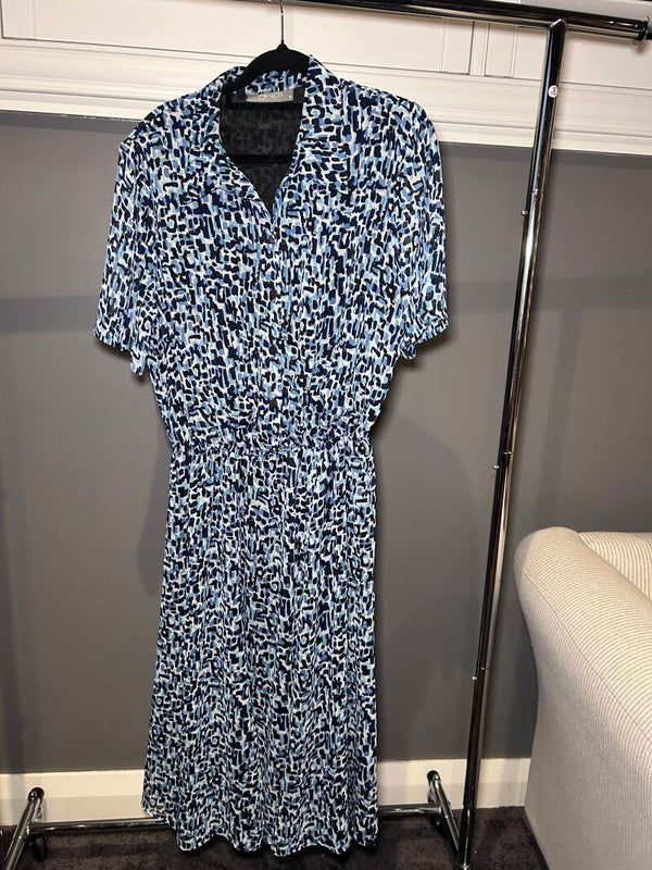 Vintage Dress Co blue day dress