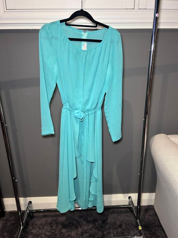 Tiffany Blue Vintage Chiffon Dress