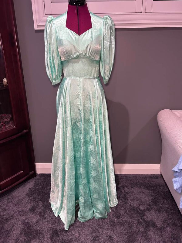 Vintage handmade 40’s style evening dress
