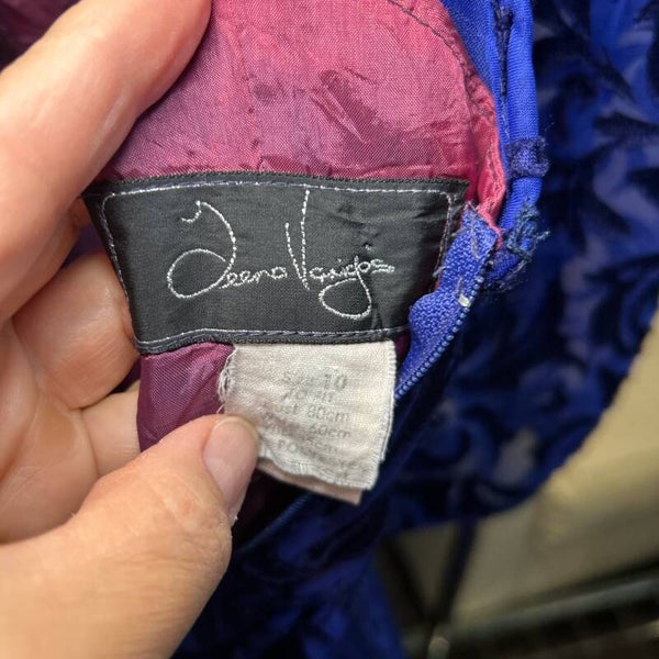 Vintage Treasure Burn out overlay party dress