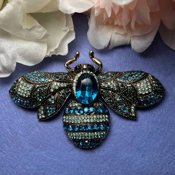 Art Deco Inspired Butterfly Brooch