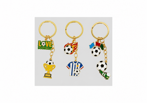 Porte Clé - Métal pendentif trophée  Football