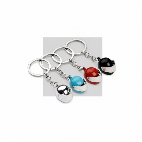Porte Clés - Métal mini Casque de Moto
