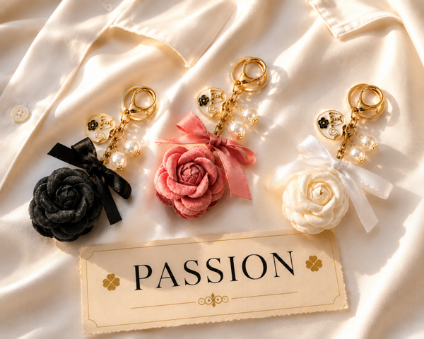 Porte Clé - métal accessoires Noir, Gris, Blanc et Rose