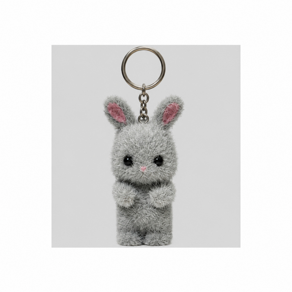 Porte Clés - Résine mini lapin mignon