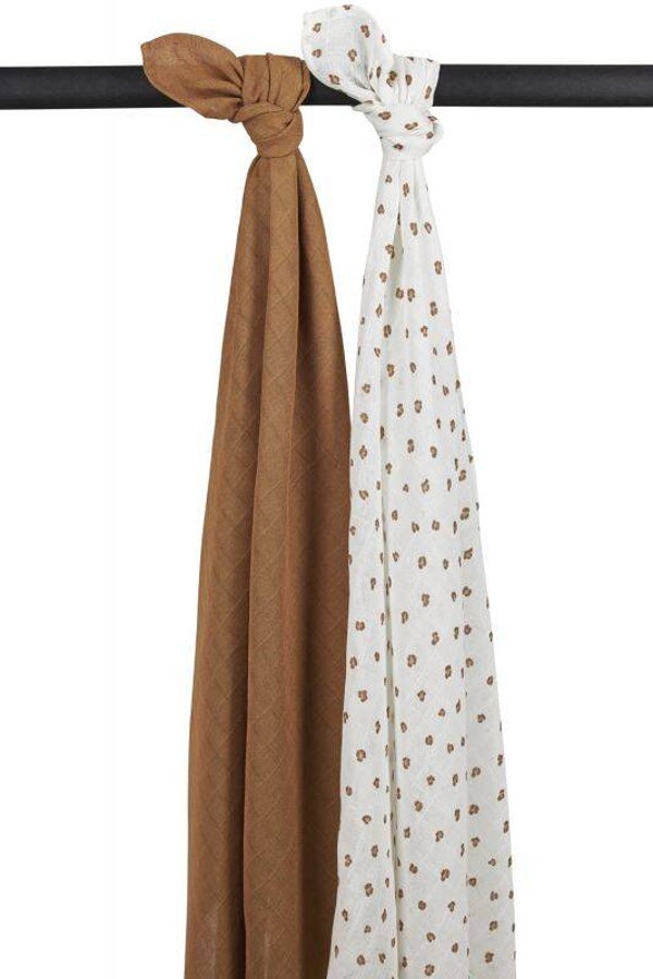 Meyco hydrofiele swaddles | Toffee