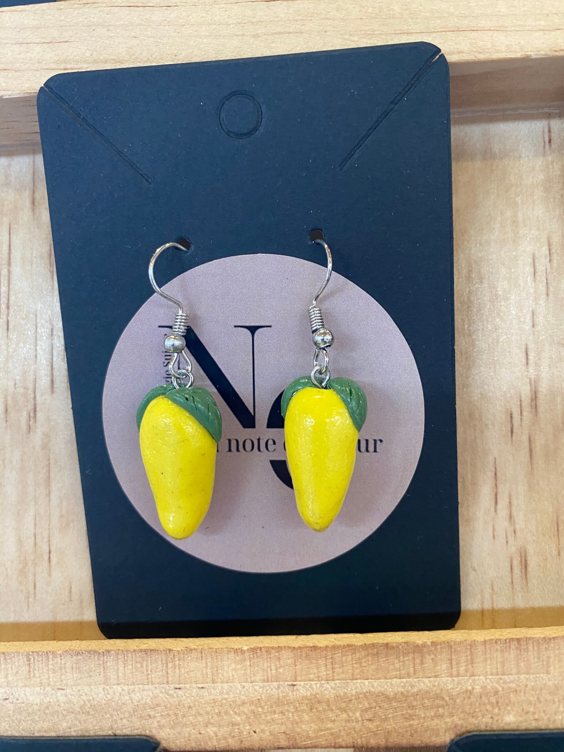 Boucle d'oreille Citron