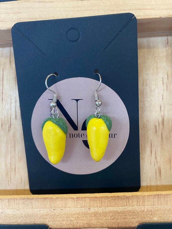 Boucle d'oreille Citron