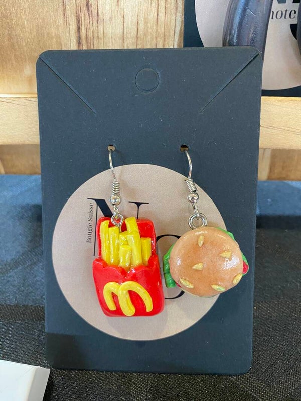 Boucle d'oreille Menu McDo