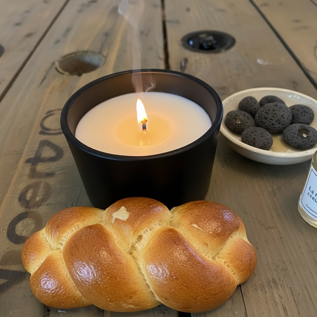 Bougie Artisanale — Brioche
