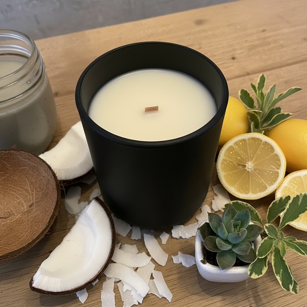 Bougie  Artisanale — Coco citron