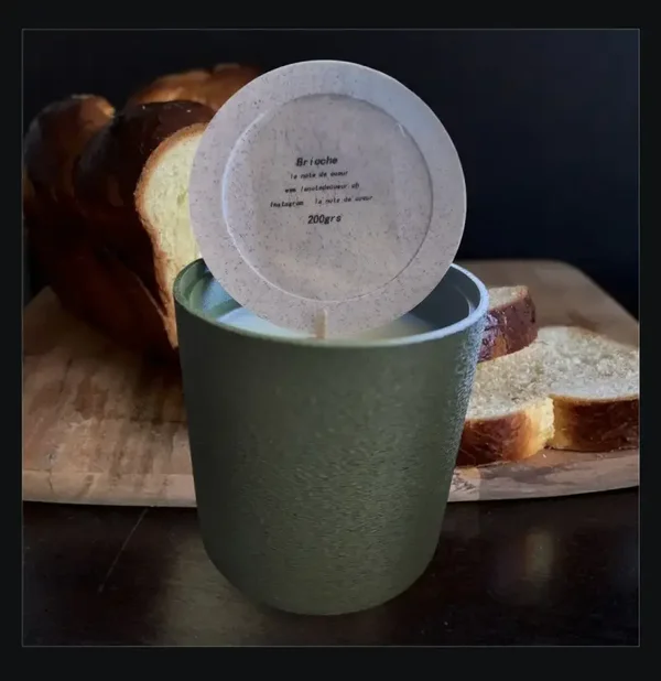 Bougie parfumée Brioche – artisanale & écoresponsable