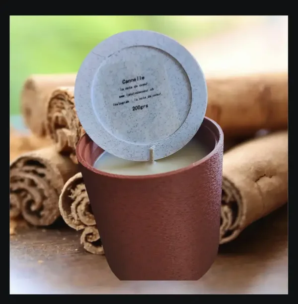 Bougie parfumée Cannelle – artisanale & écoresponsable