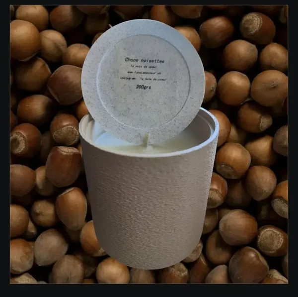 Bougie parfumée Choco Noisette – artisanale & écoresponsable
