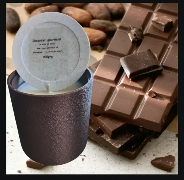 Bougie parfumée Chocolat Gourmand – artisanale & écoresponsable