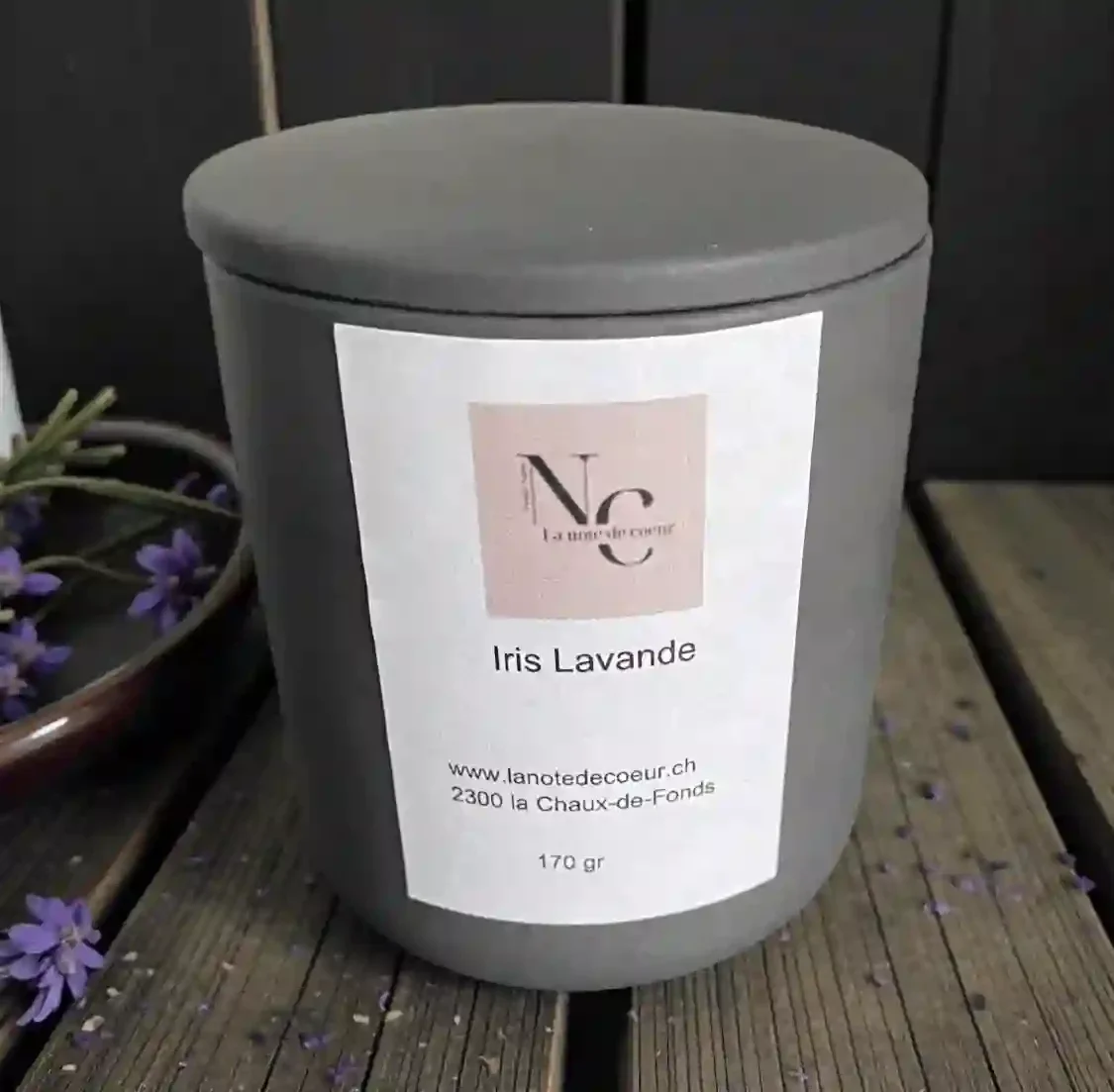 Bougie Iris Lavande - 170g