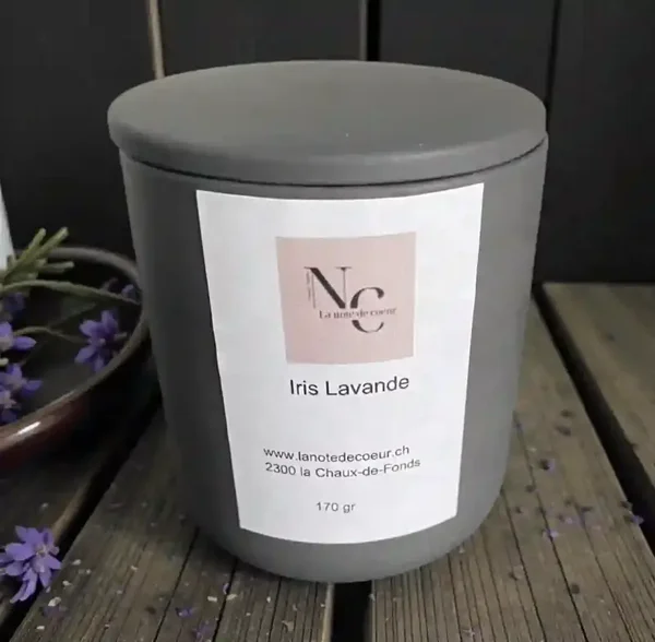 Bougie Iris Lavande - 170g
