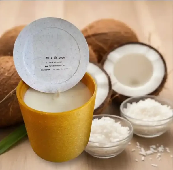 🥥 Bougie Noix de Coco