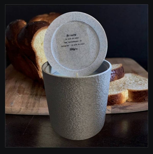 Bougie parfumée Brioche – artisanale & écoresponsable