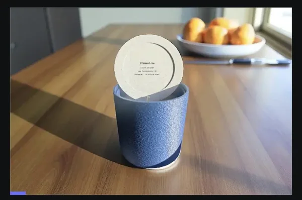 🍊 Bougie parfumée Mandarine – douceur fruitée et lumière chaleureuse