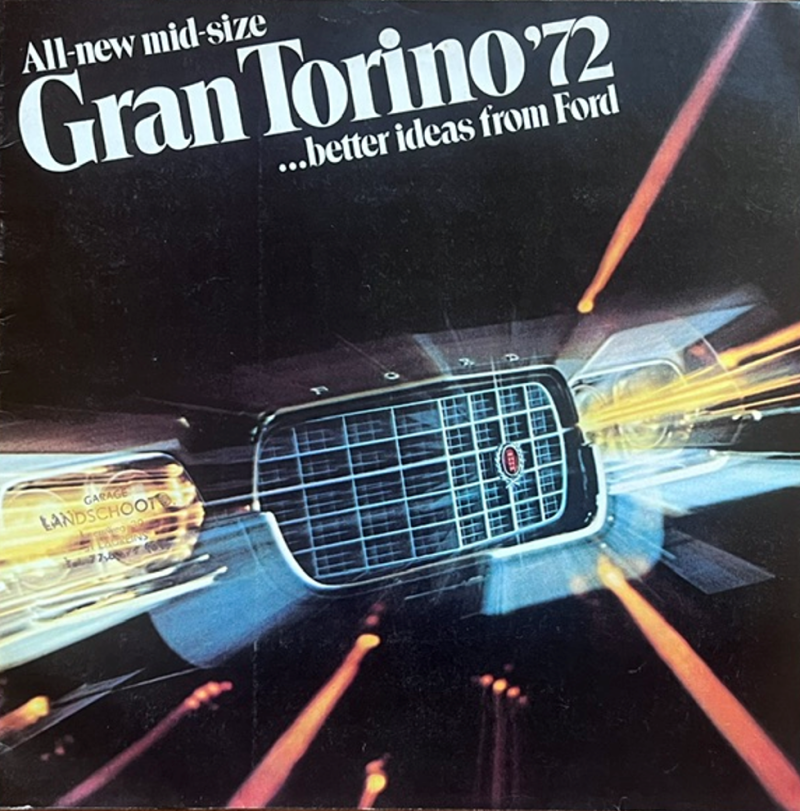 1972 Ford Gran Torino original sales brochure