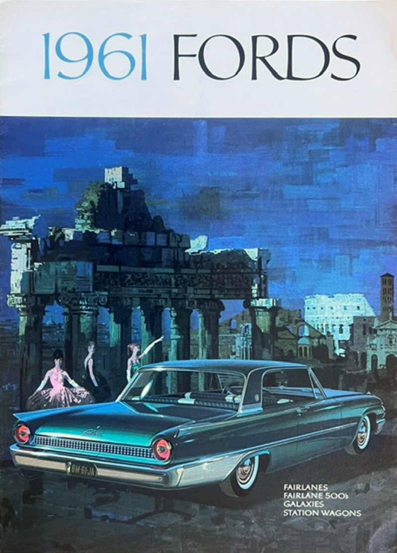 1961 Ford Full-size Model range original sales brochure