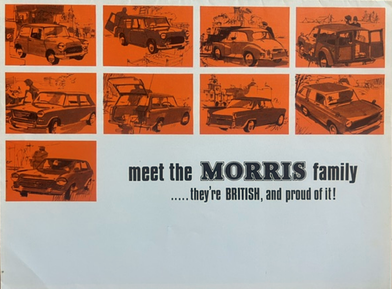 1967 Morris Model range original sales brochure
