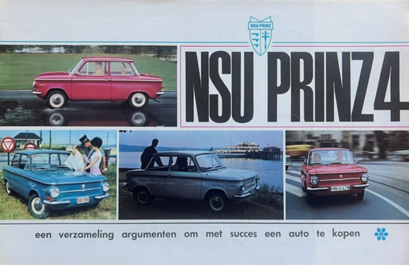 1964 NSU Prinz 4 original sales brochure