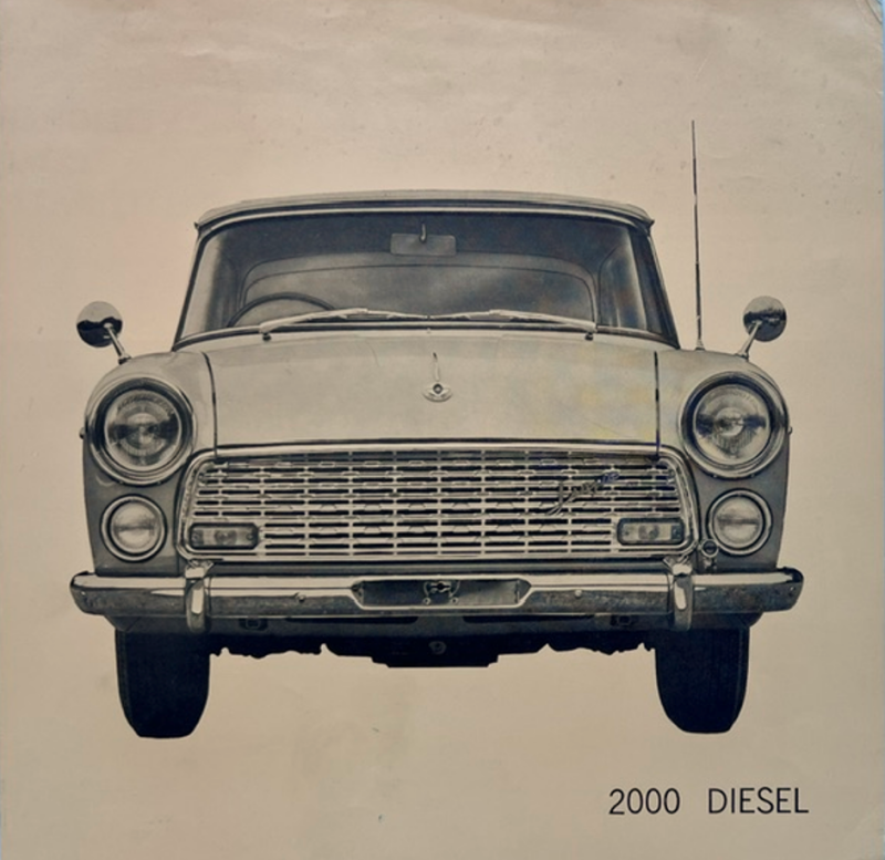 1961 Isuzu Bellel original sales brochure