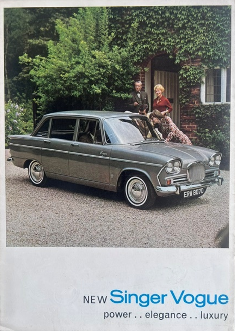 1966 Singer Vogue original sales brochure