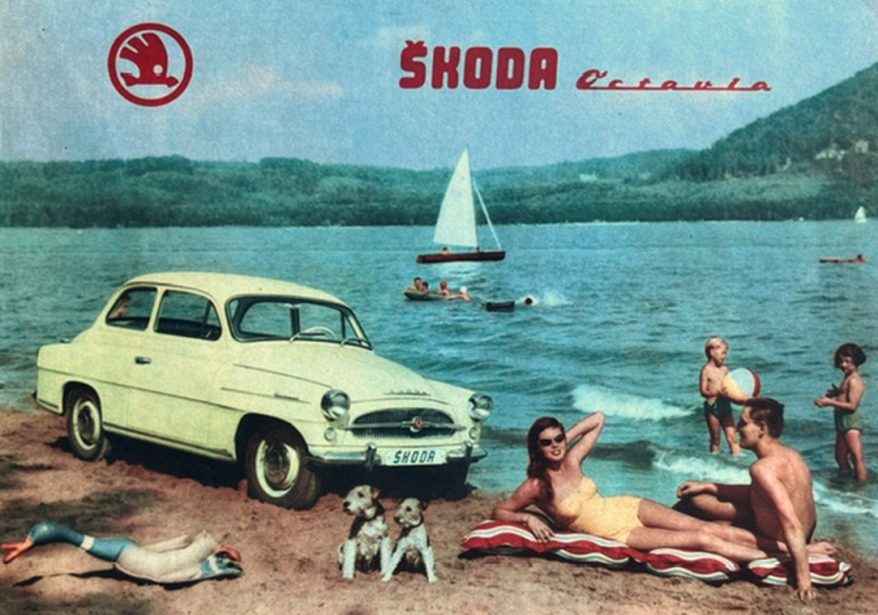 1960 Skoda Octavia original sales brochure