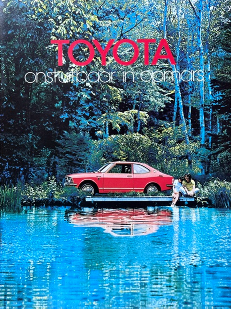 1972 Toyota Model range original sales brochure
