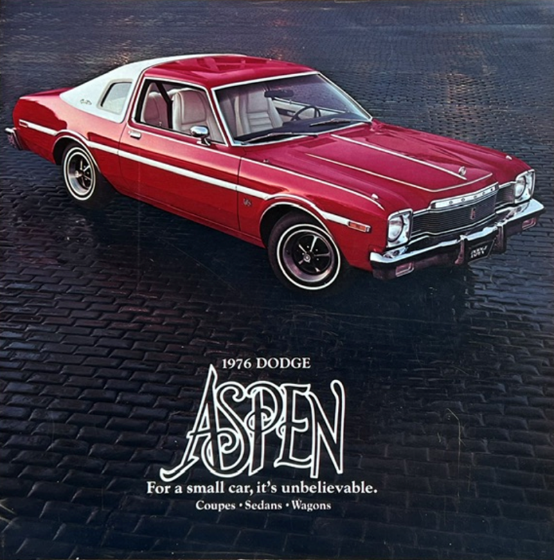 1976 Dodge Aspen original sales brochure