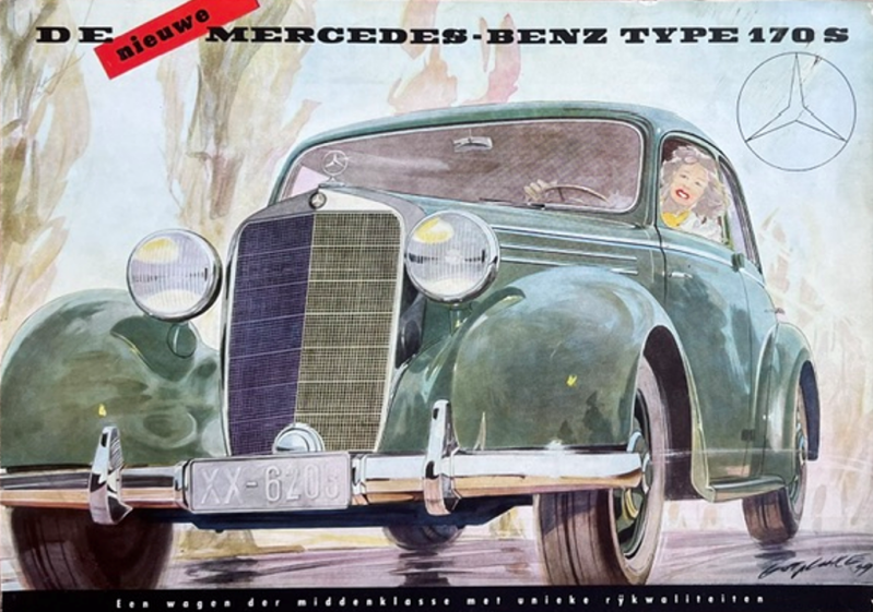 1951 Mercedes-Benz 170 S original sales brochure