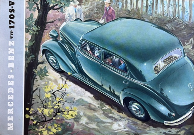 1953 Mercedes-Benz 170 S-V original sales brochure