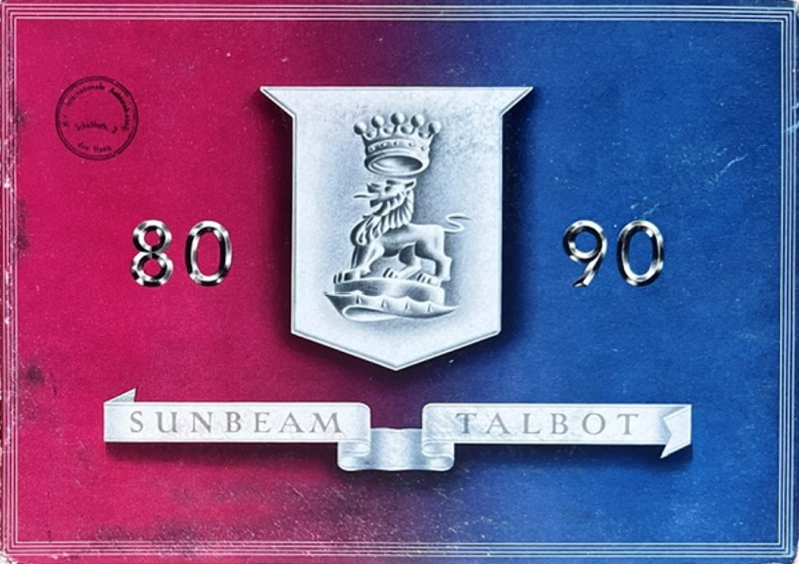1948 Sunbeam-Talbot 80, 90 original sales brochure