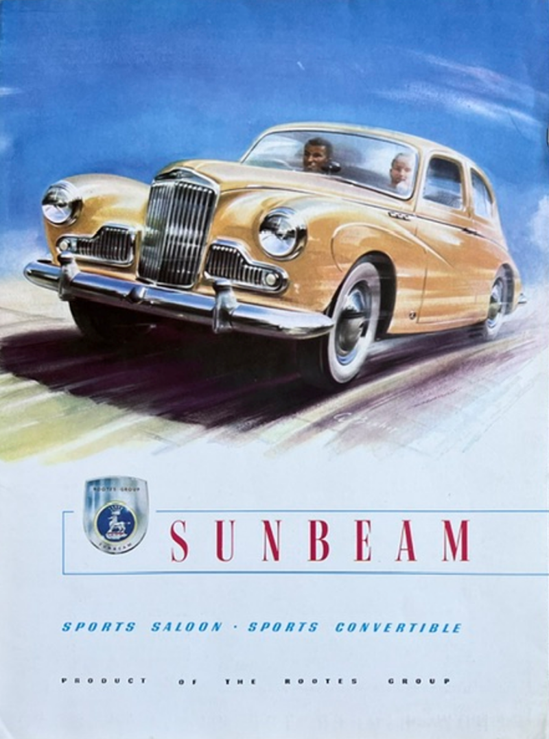 1954 Sunbeam Mk III original sales brochure