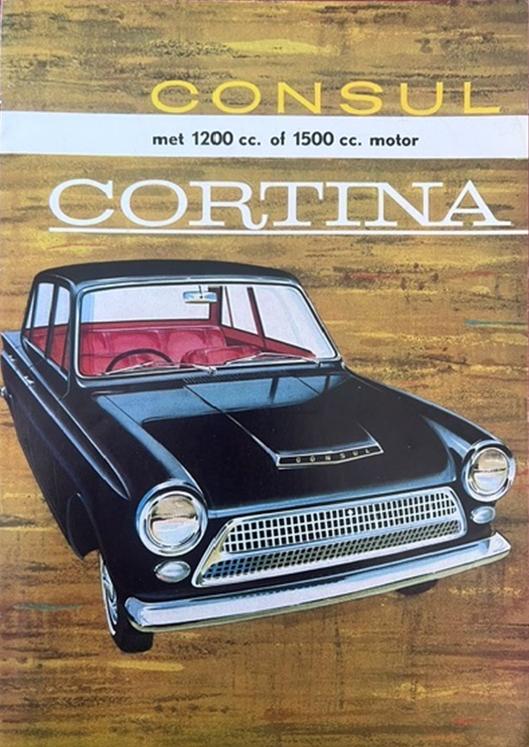 1963 Ford Consul Cortina original sales brochure