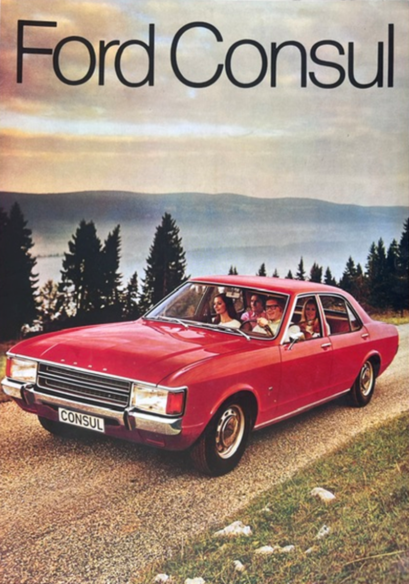1972 Ford Consul original sales brochure