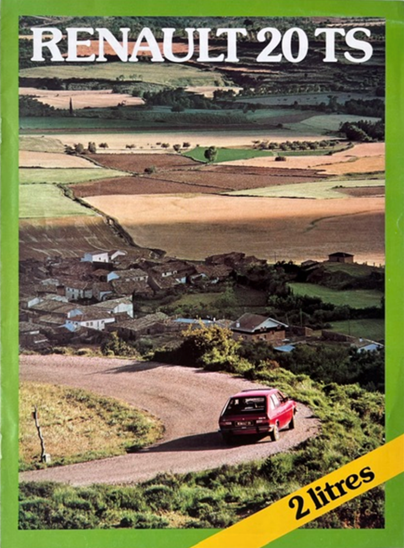 1977 Renault 20 TS original sales brochure
