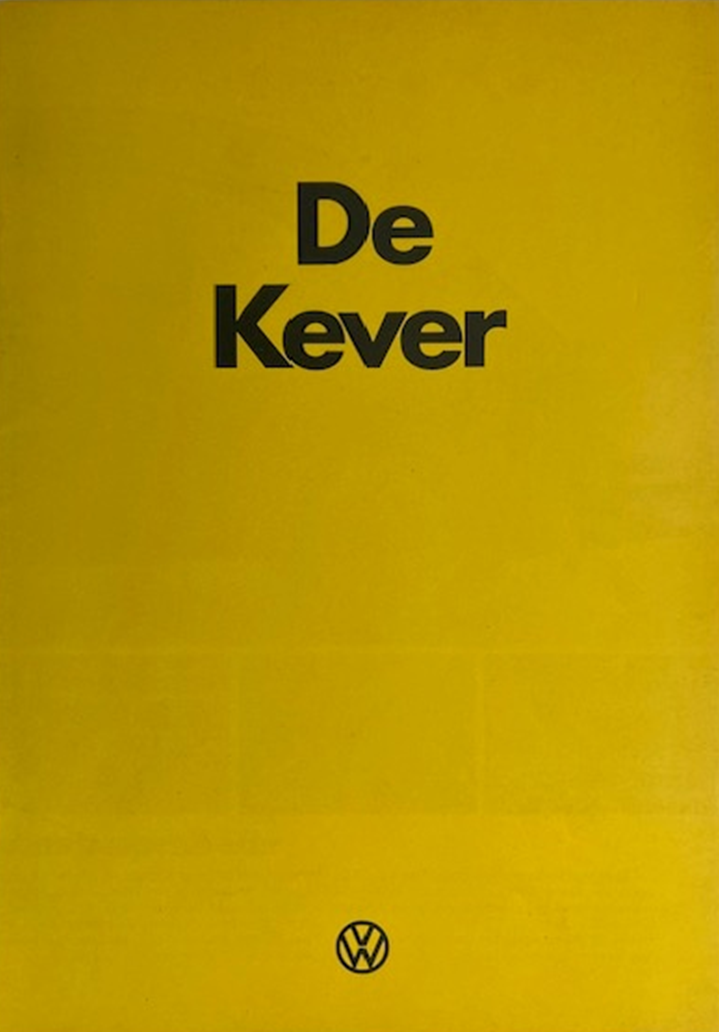 1977 Volkswagen Kever original sales brochure