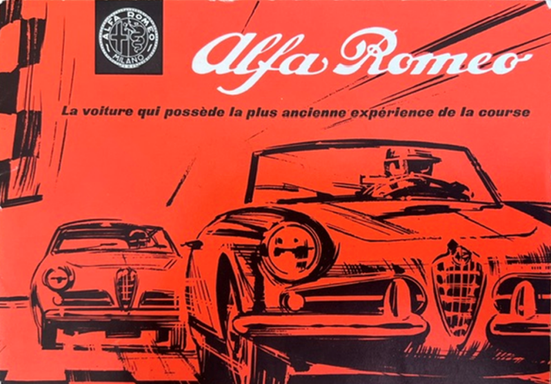 1958 Alfa Romeo Model range original sales brochure