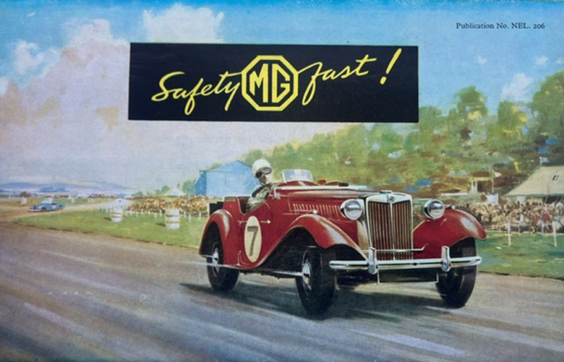 1952 MG TD original sales brochure