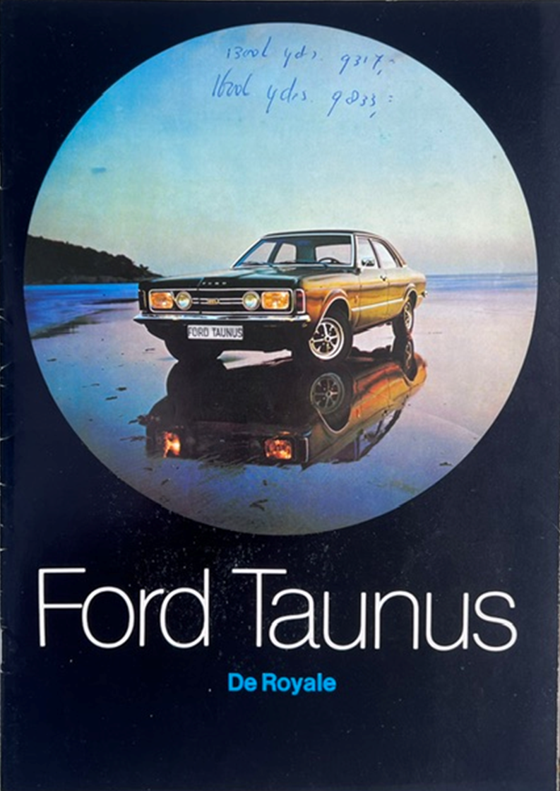1971 Ford Taunus original sales brochure
