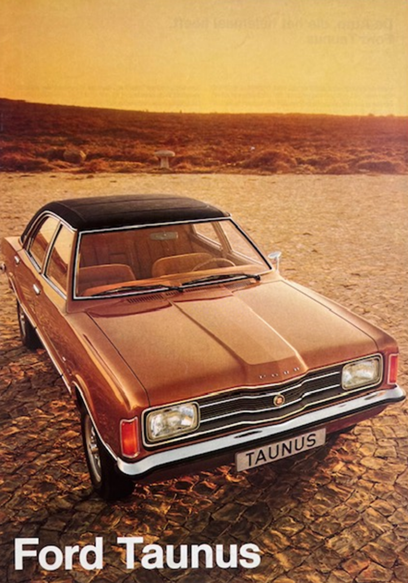 1974 Ford Taunus original sales brochure