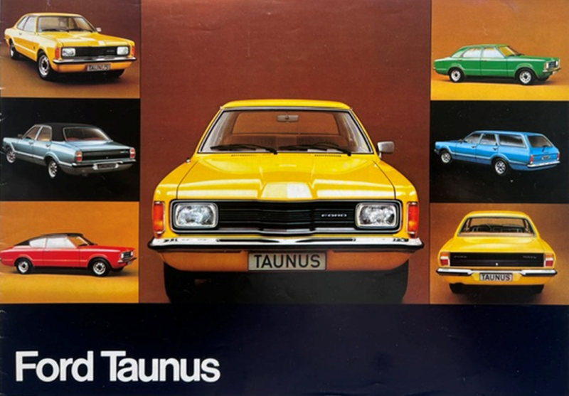 1975 Ford Taunus original sales brochure