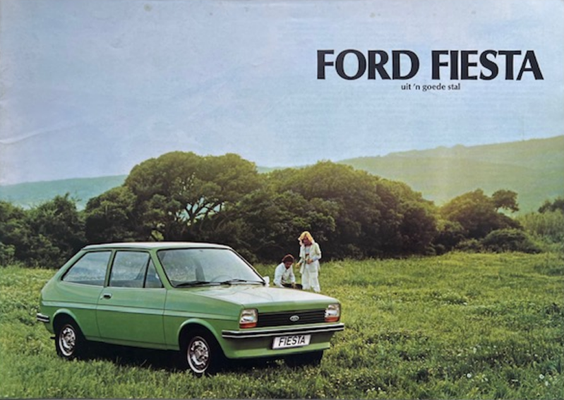 1976 Ford Fiesta original sales brochure