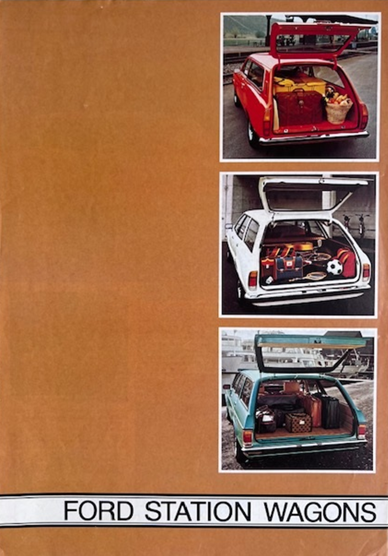 1977 Ford Model range wagons original sales brochure